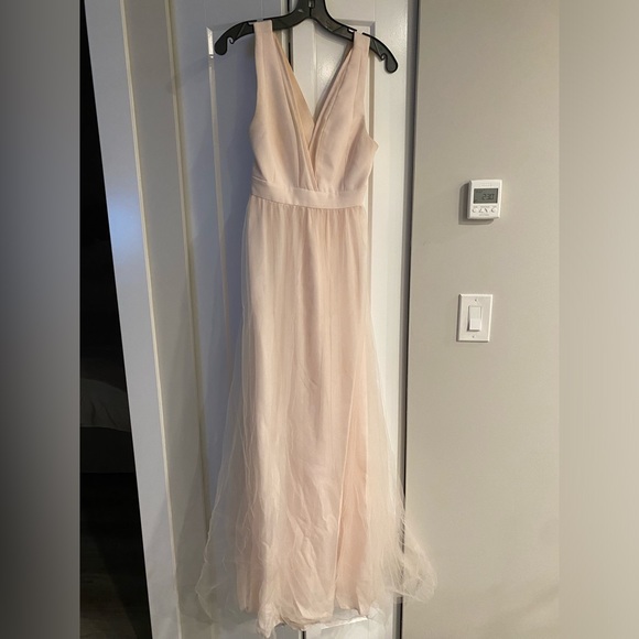 BCBG pale pink tulle maxi dress - Picture 3 of 3